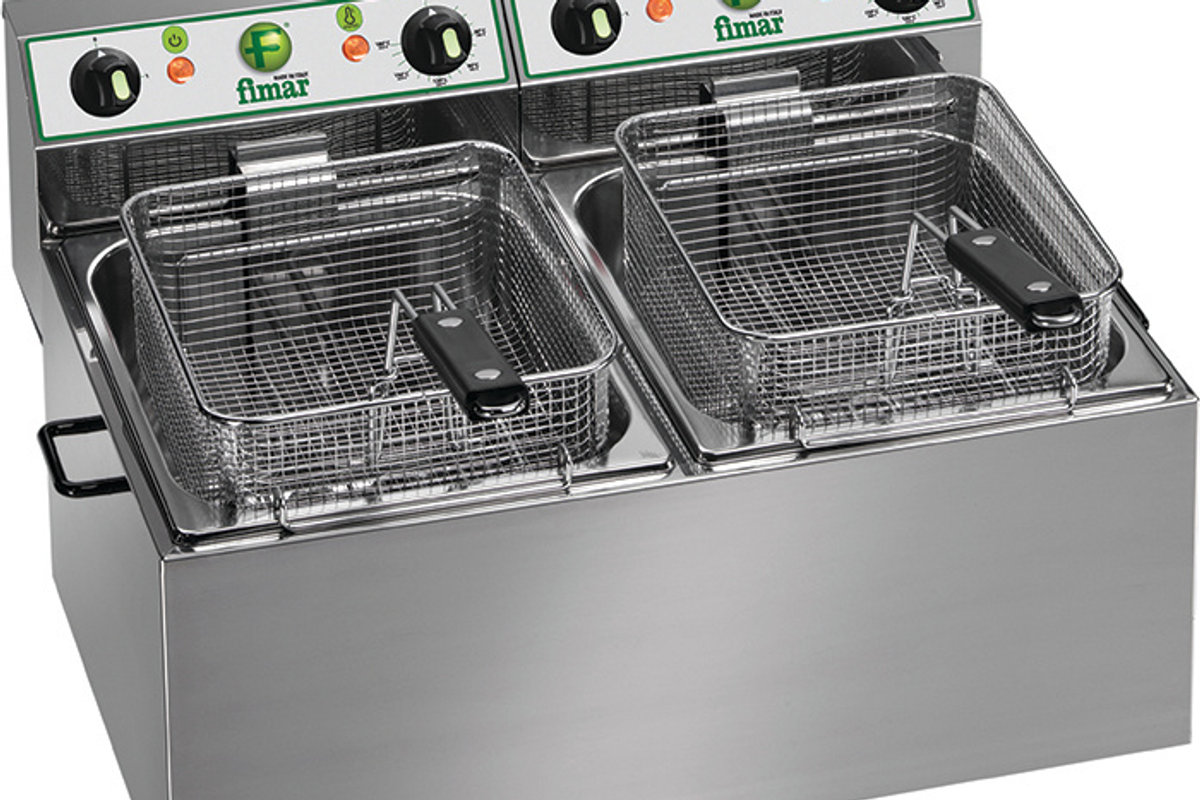 צ'יפסר כפול דלפקי 5 ליטר להשכרה